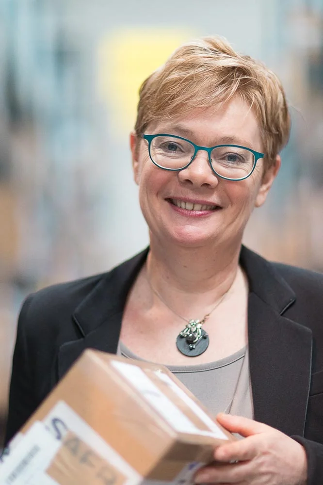 Reportage photo d'entreprise – portrait avec lunettes
