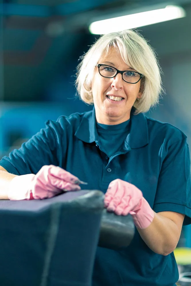 Reportage photo d'entreprise – portrait avec lunettes