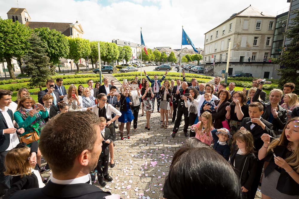 Mariage sortie mairie photo