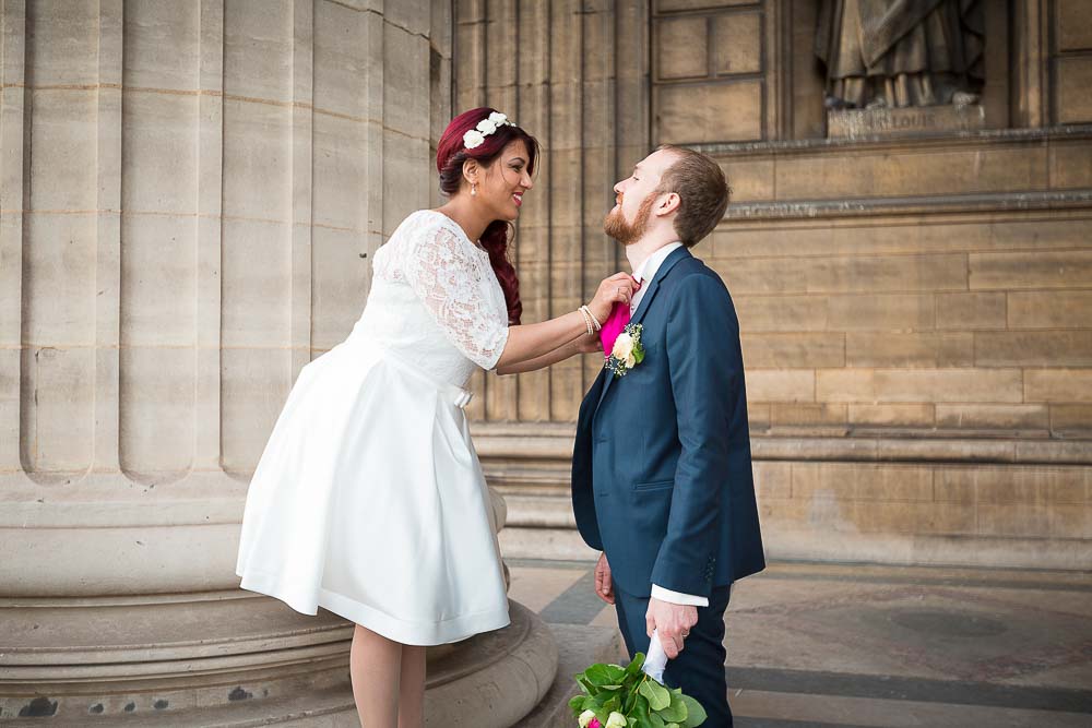 Photographe mariage a Paris photo couple