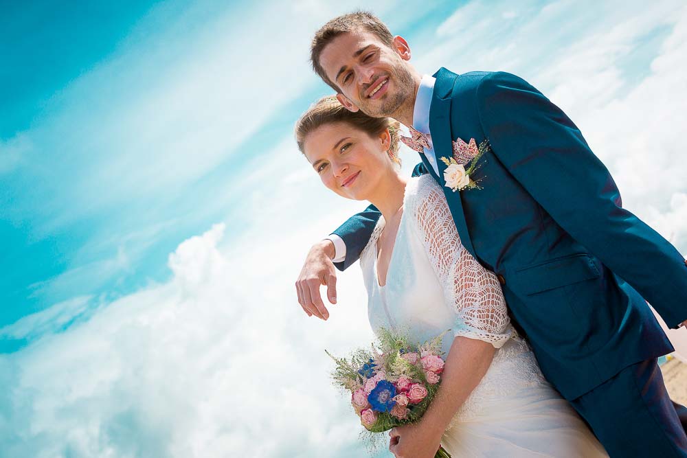 Photographe mariage plage couple