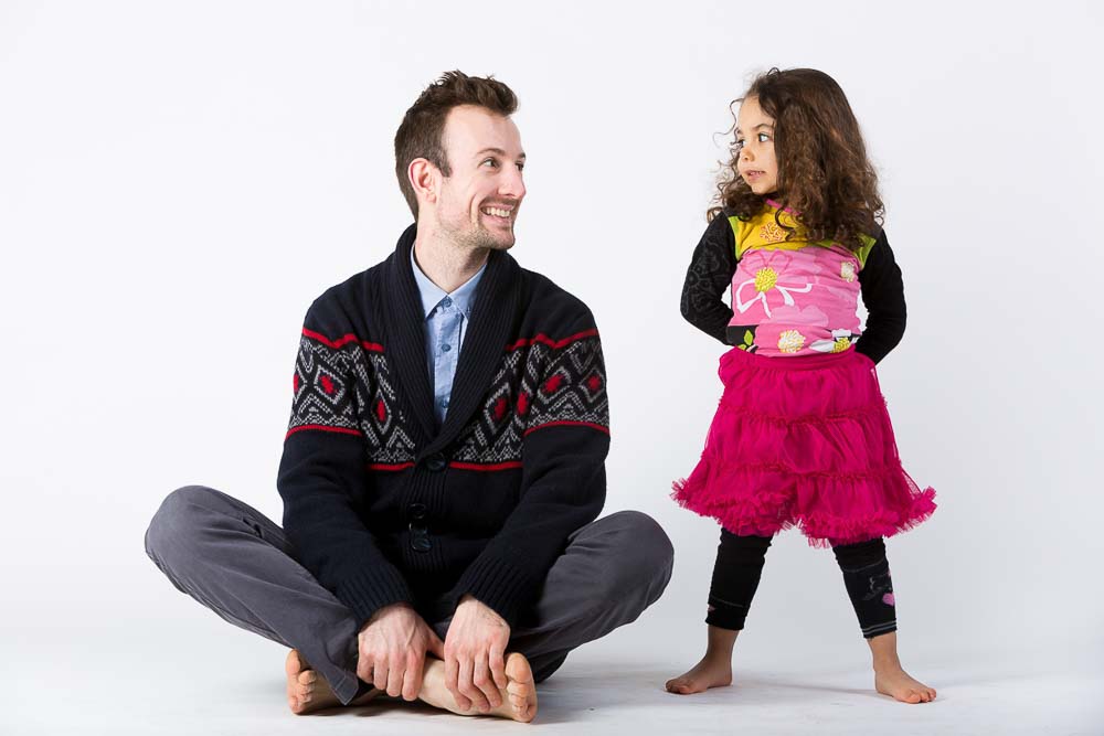 Photographe studio famille a Paris enfant