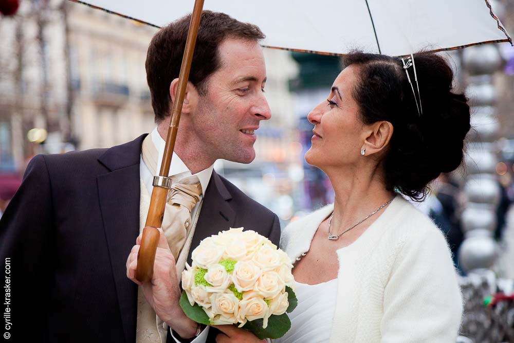 photo couple mariage Paris