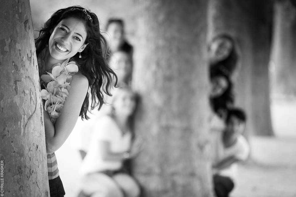 Photographe EVG EVJF à Paris – portrait noir et blanc