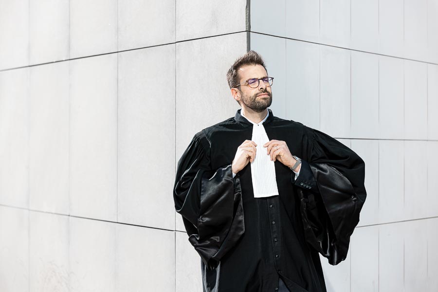 Photographe portrait avocat robe