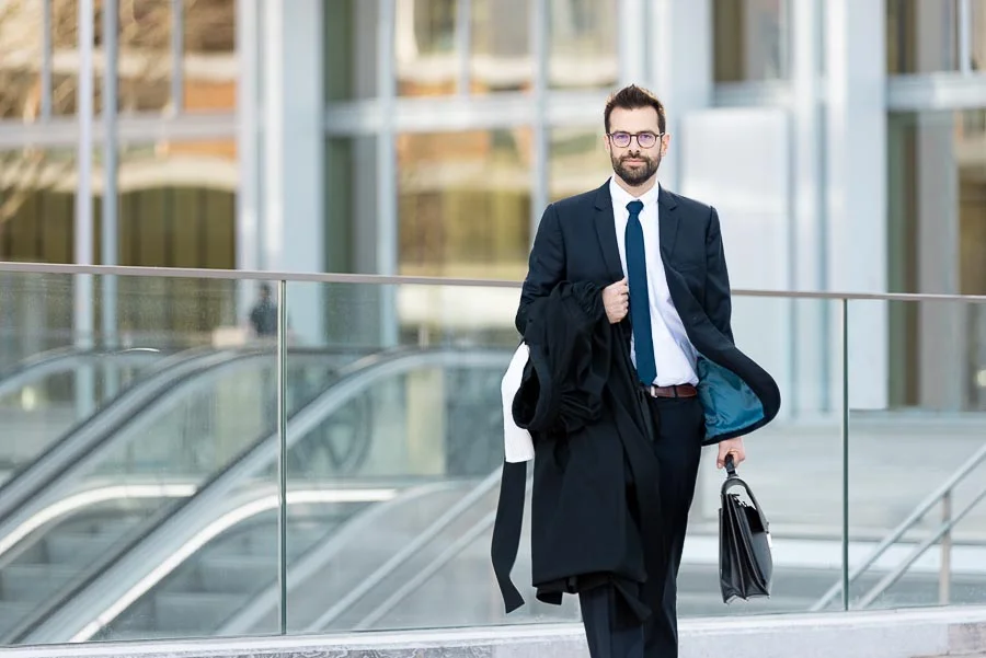 Reportage photo d'entreprise – portrait avec lunettes