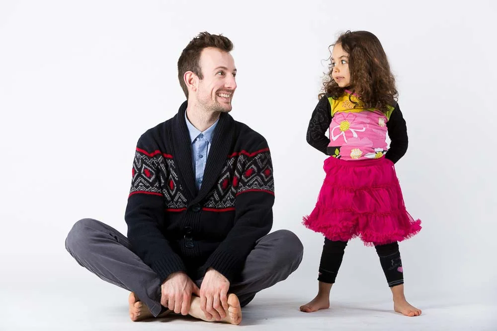 Photographe studio famille à Paris – portrait en studio