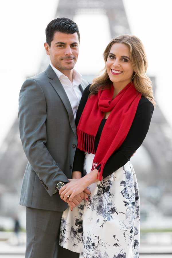 Shooting photo couple a Paris