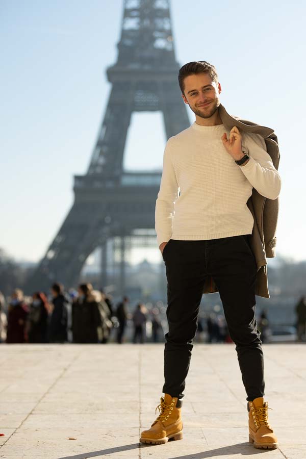 Shooting photo à la tour Eiffel