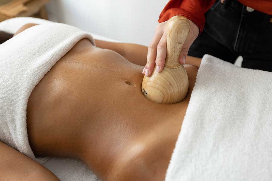 Photographe institut de beauté et bien-être modèle massage