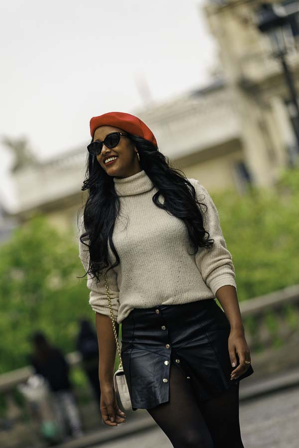Shooting photo à Paris – portrait avec lunettes