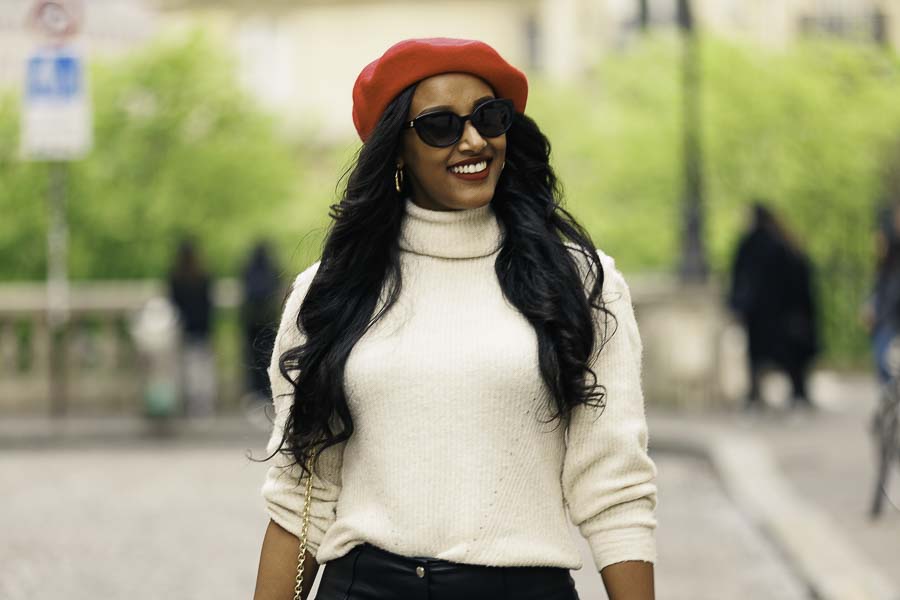 Shooting photo à Paris – portrait avec lunettes