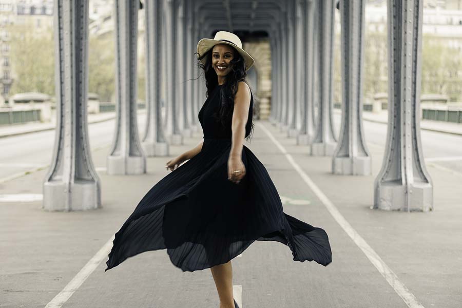 Shooting photo à Paris – portrait souriant