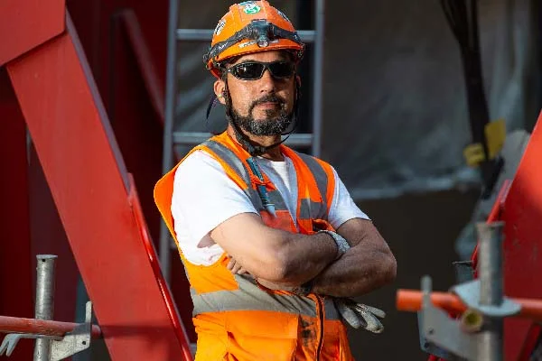 Reportage photo d'entreprise – portrait avec lunettes