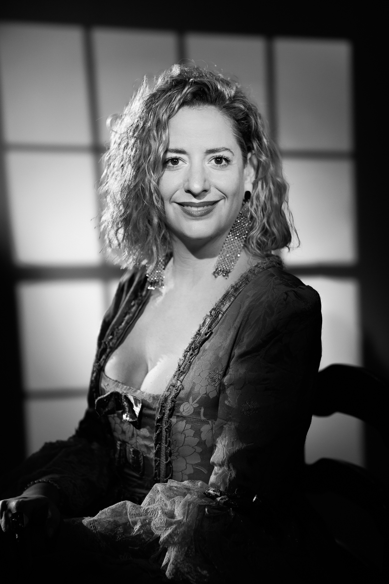 Portrait corporate en noir et blanc – style années 30 Portrait corporate en noir et blanc – style années 30