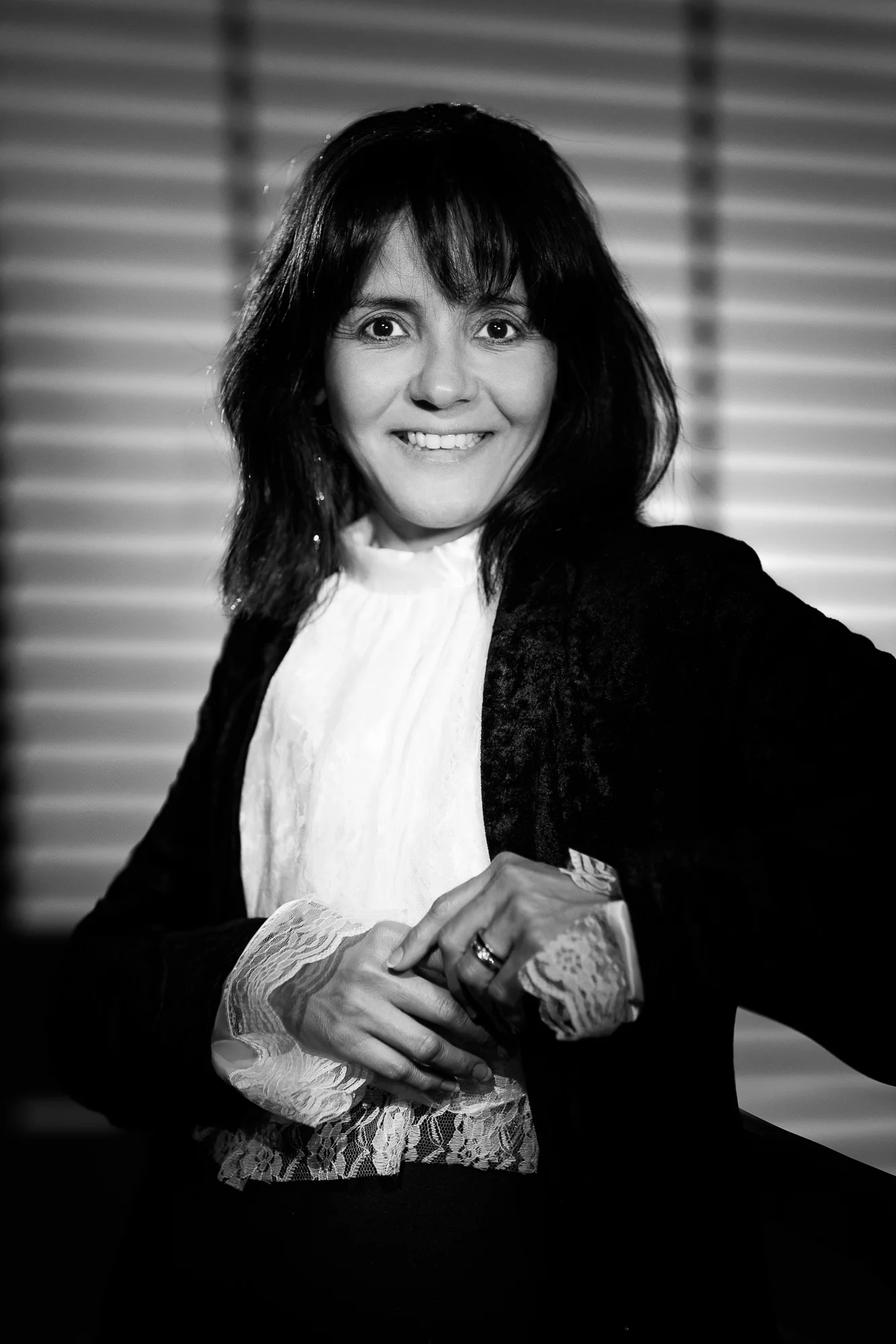 Shooting photo vintage à Paris – portrait noir et blanc