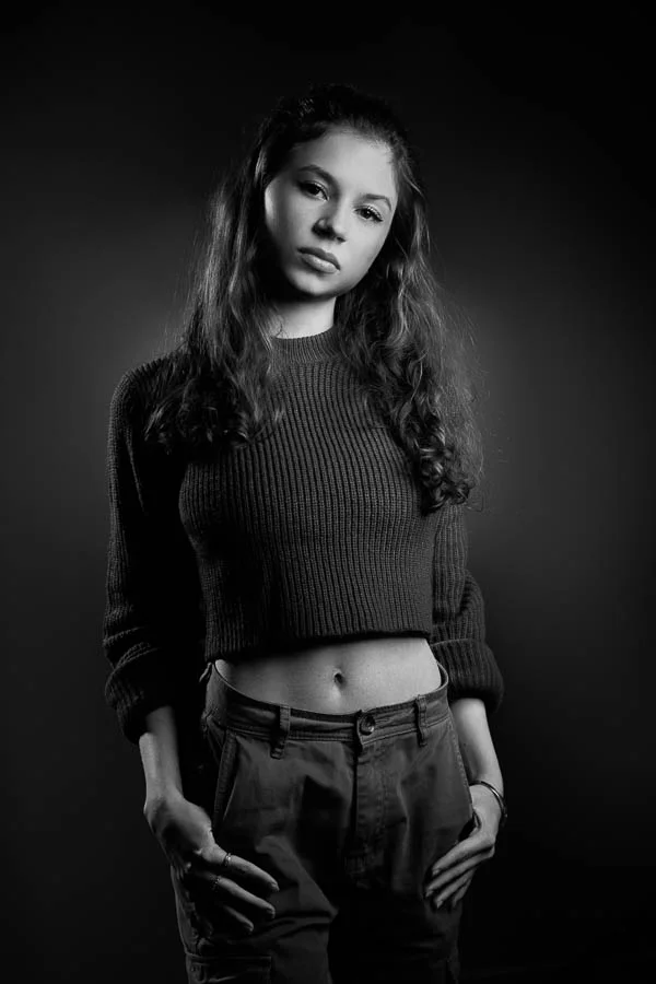 Photographe de shooting à Paris – portrait noir et blanc