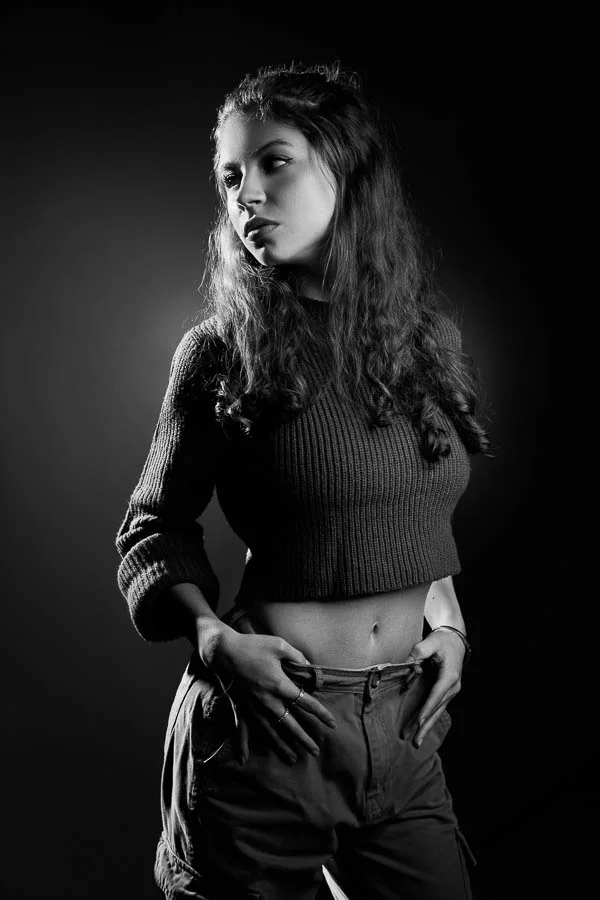 Photographe de shooting à Paris – portrait noir et blanc