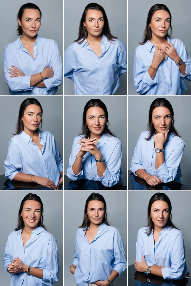 Photo corporate femme – portrait en studio