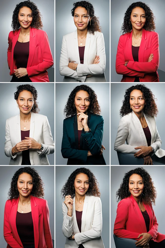 Photo corporate femme – portrait en studio
