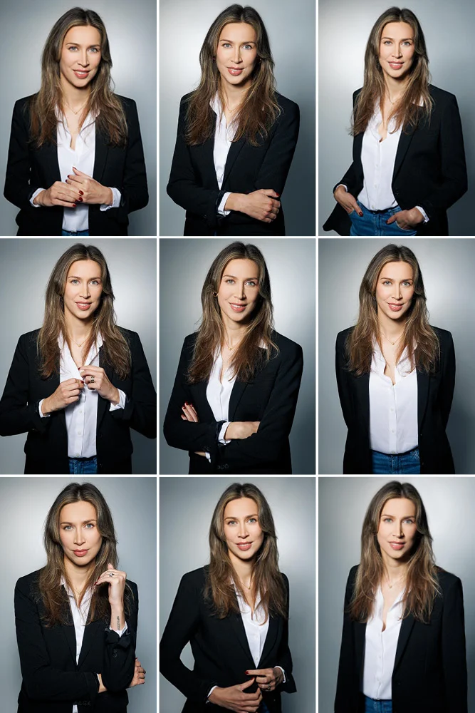Photo portrait élégant – portrait en chemise blanche