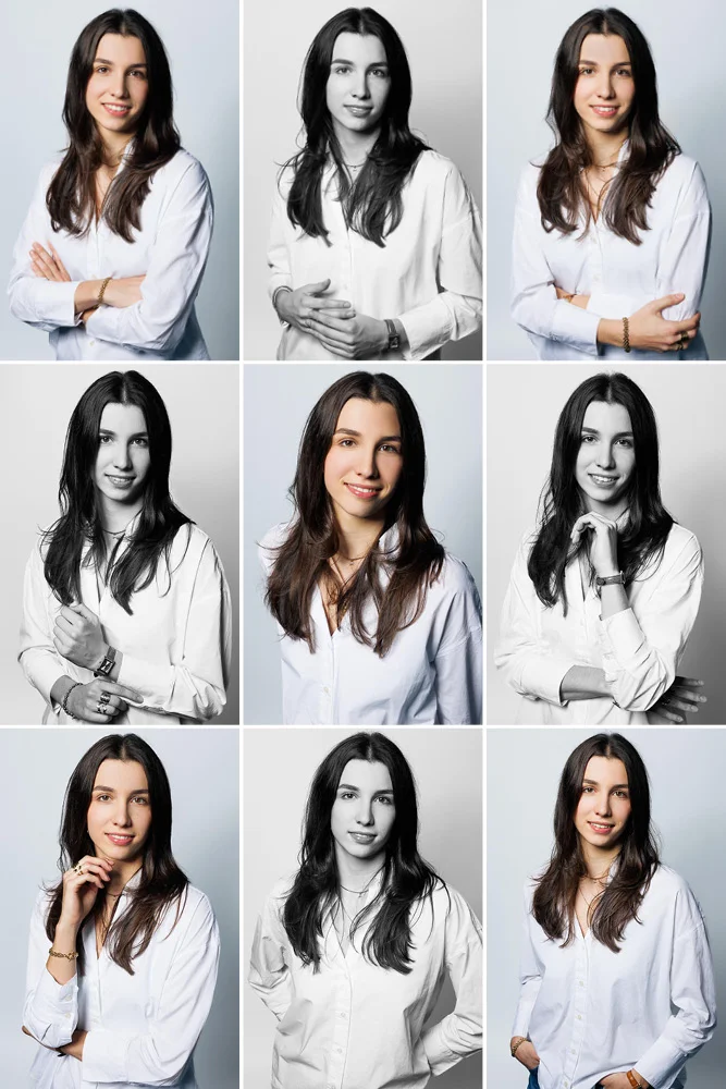 Photo portrait élégant – portrait en chemise blanche
