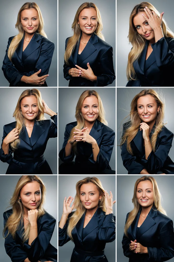 Photo portrait élégant – portrait en studio