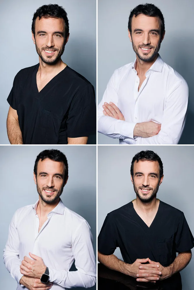 Photo professionnelle CV homme – portrait en chemise blanche