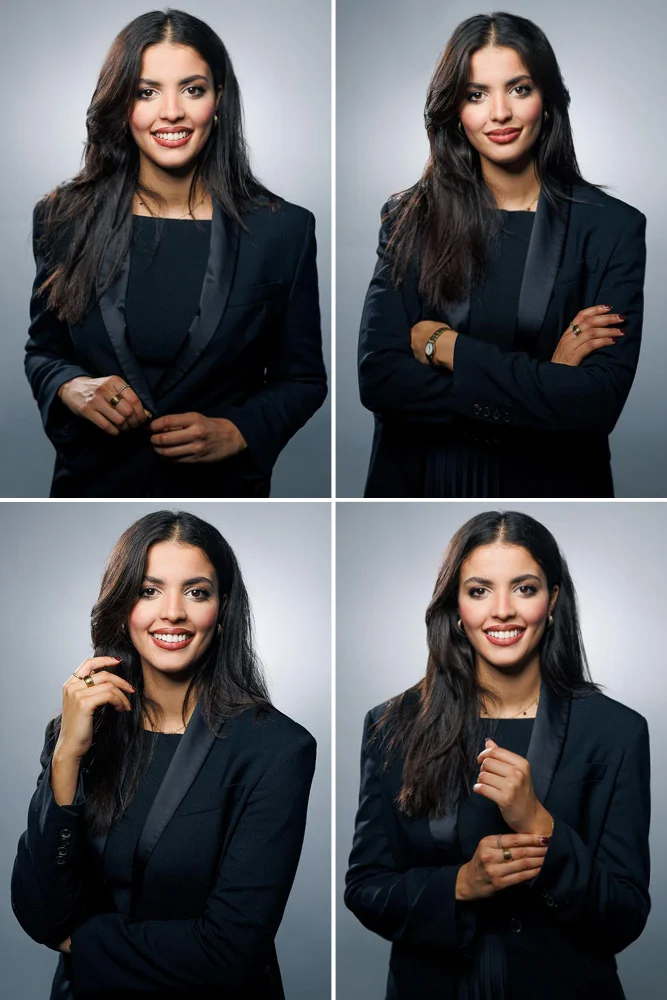 Photographe LinkedIn – portrait en veste noire
