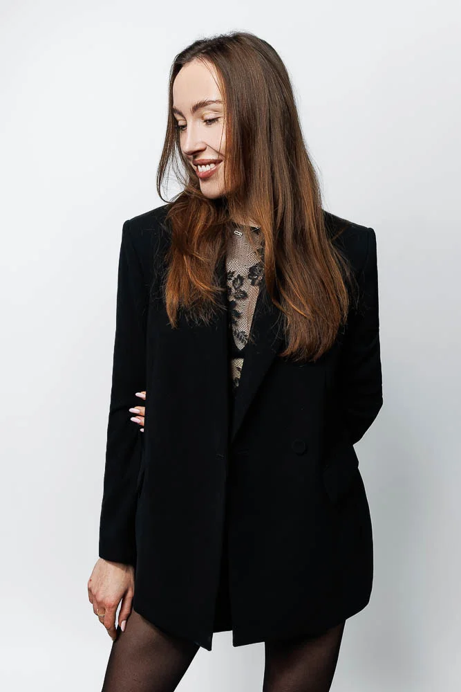 Photographe mode test Paris – portrait en blazer