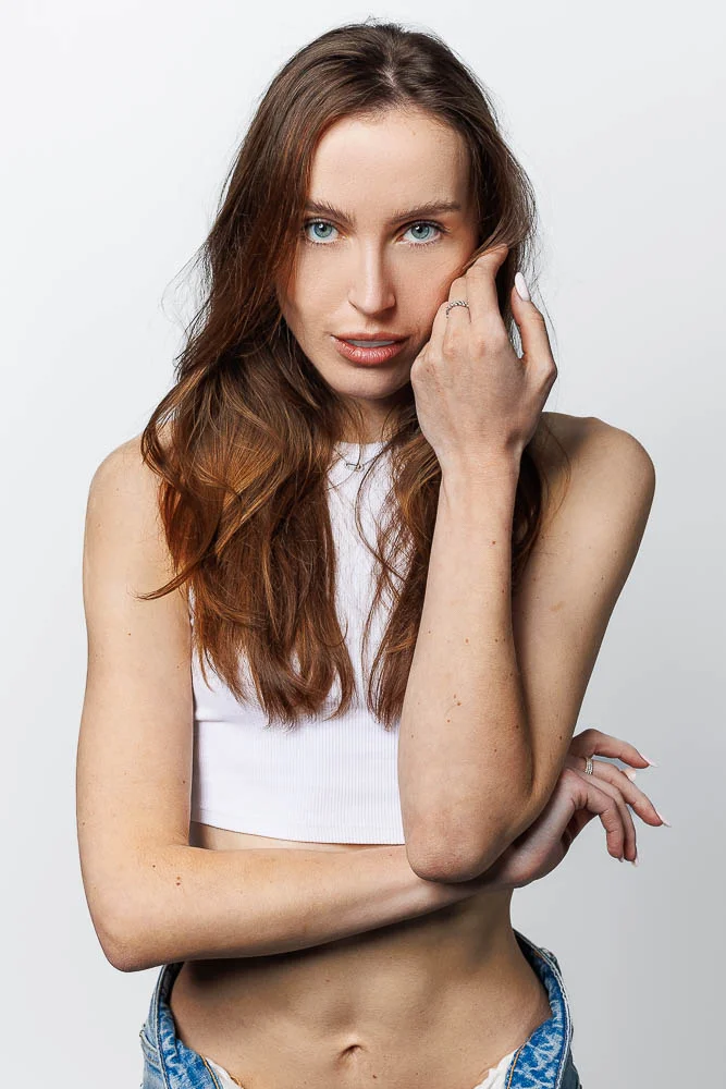 Photographe mode test Paris – portrait en studio