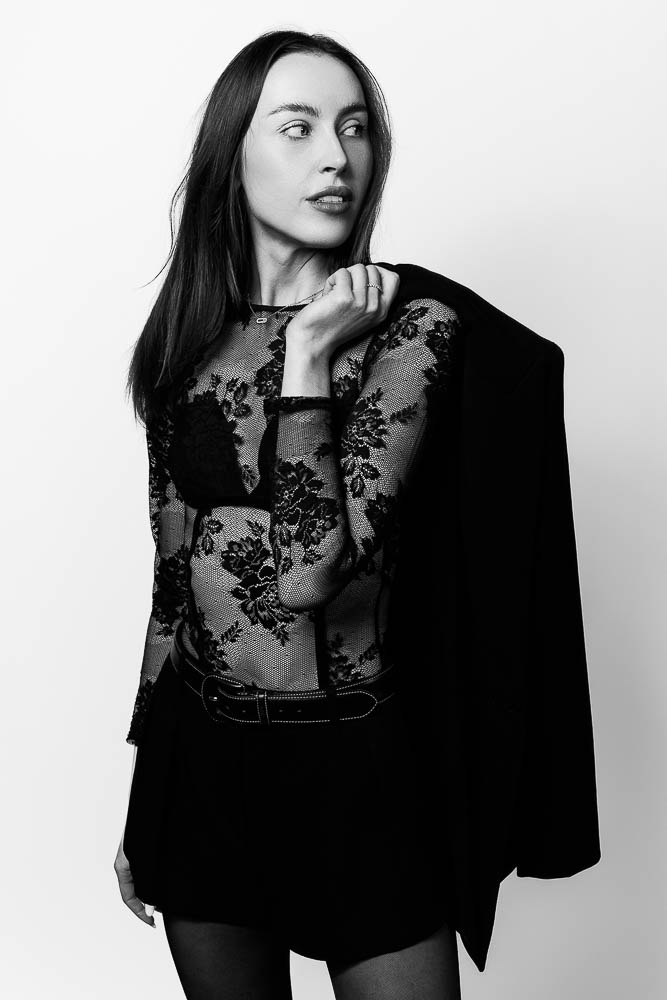 Photographe de shooting à Paris – portrait noir et blanc