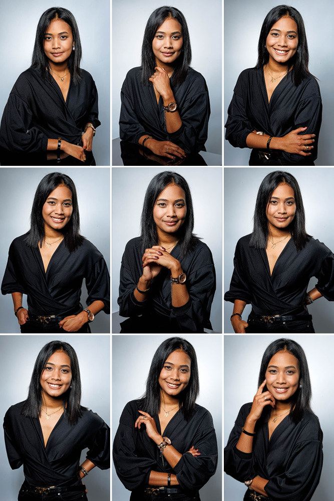 Photo corporate femme – portrait en studio