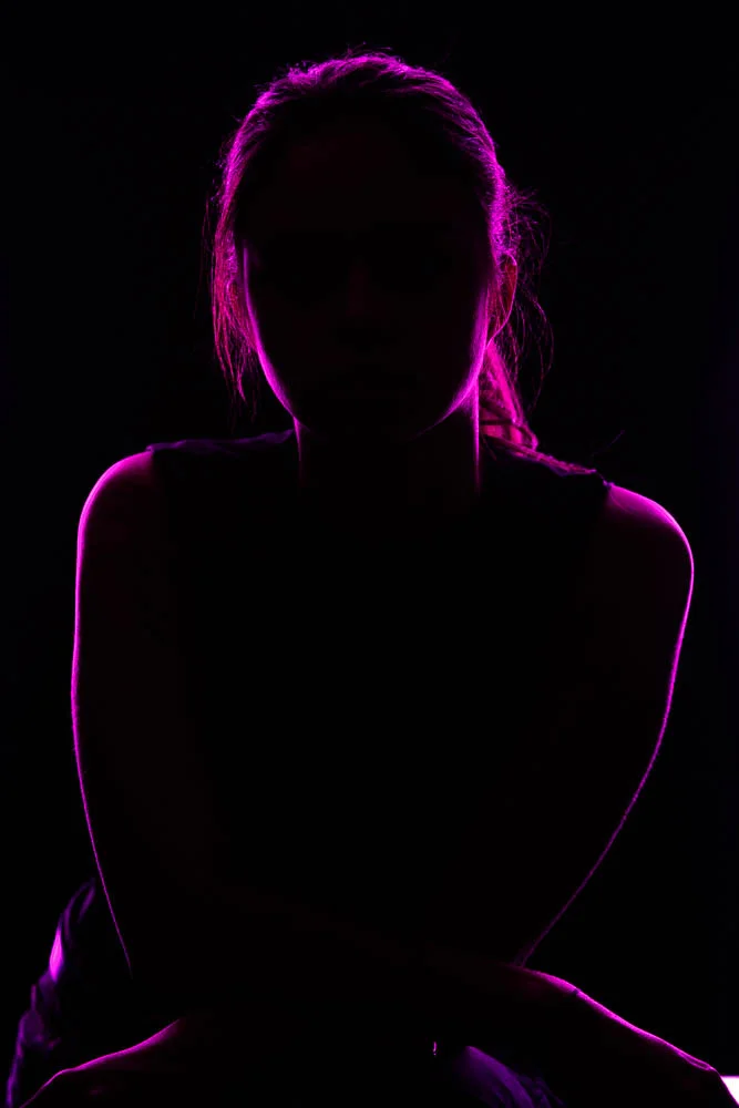 Photo Néon – portrait professionnel
