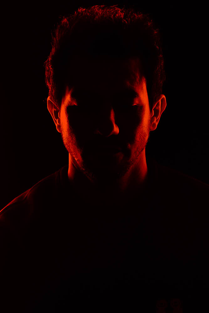 Photo Néon – portrait en studio