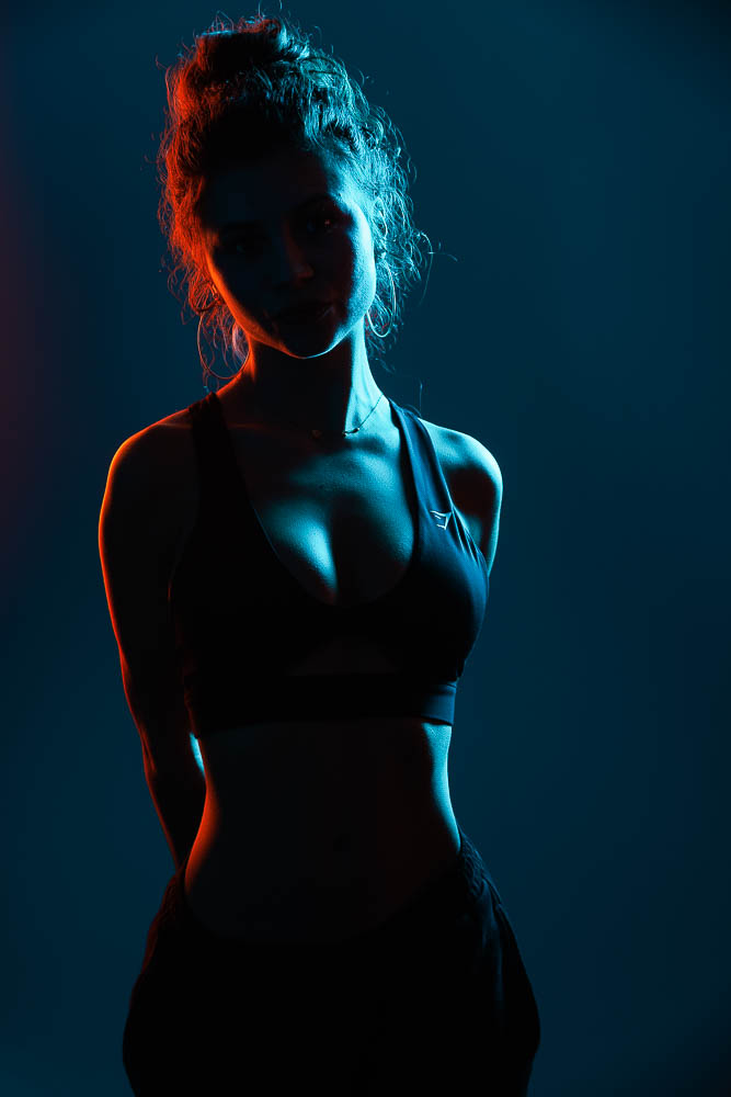 Photo Néon – portrait en studio