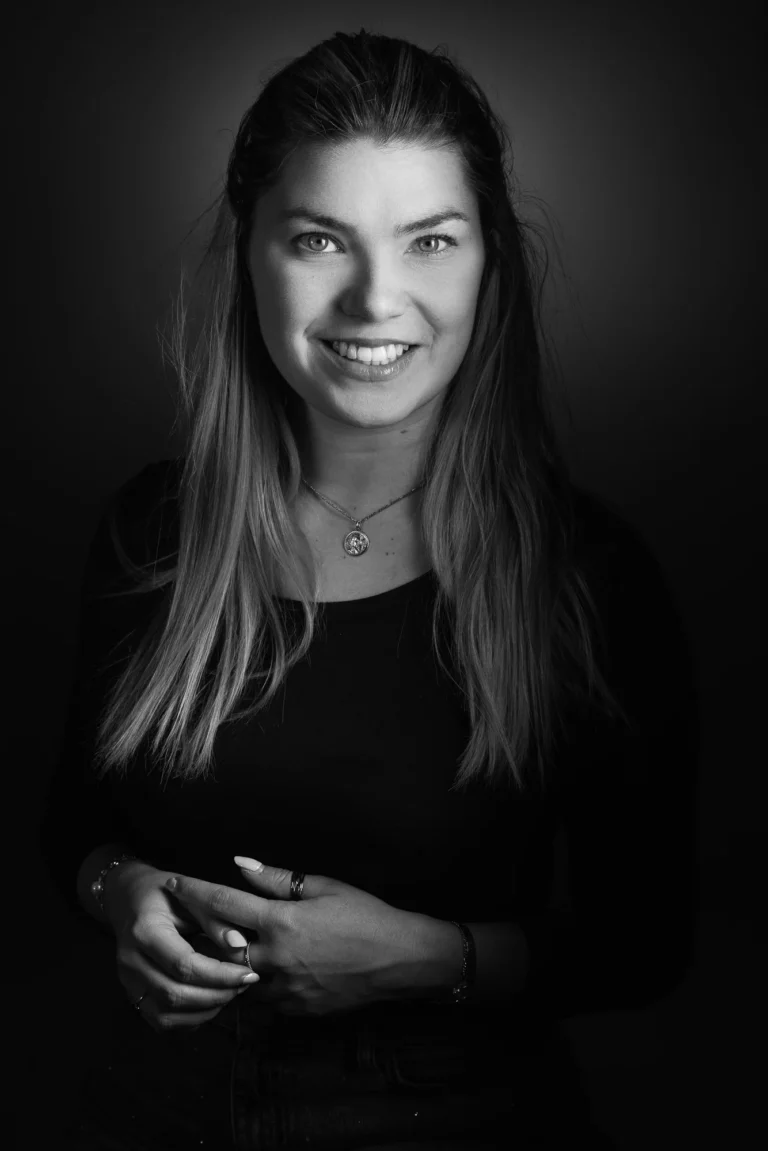 Photo portrait élégant – portrait noir et blanc