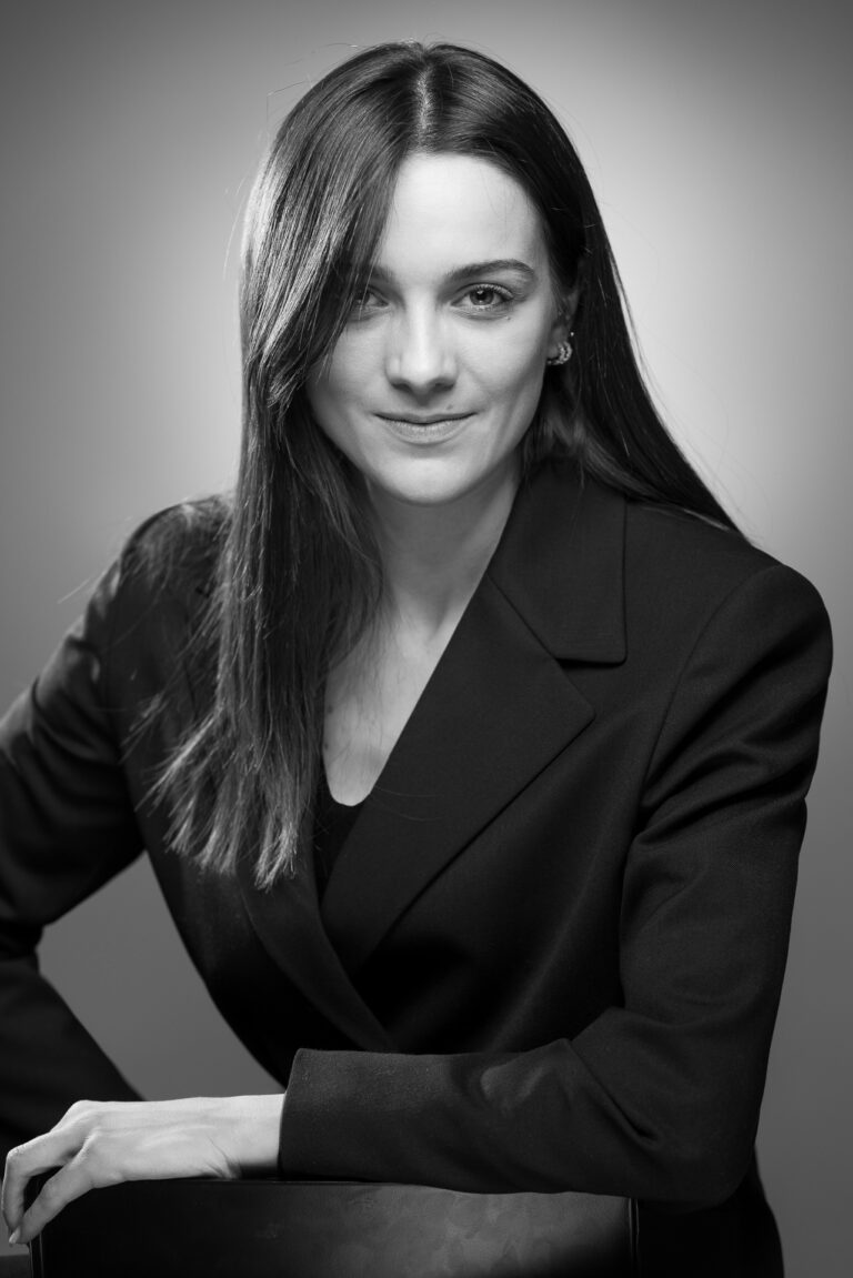 Photo portrait élégant – portrait noir et blanc