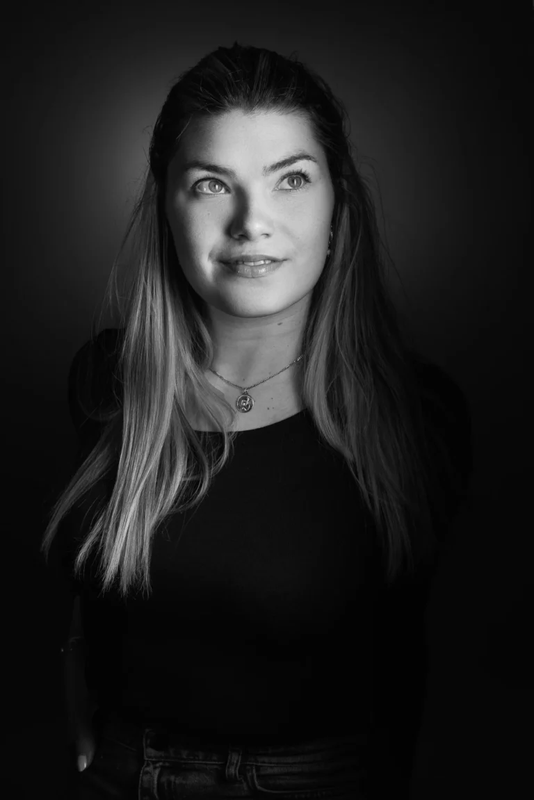Photo portrait élégant – portrait noir et blanc