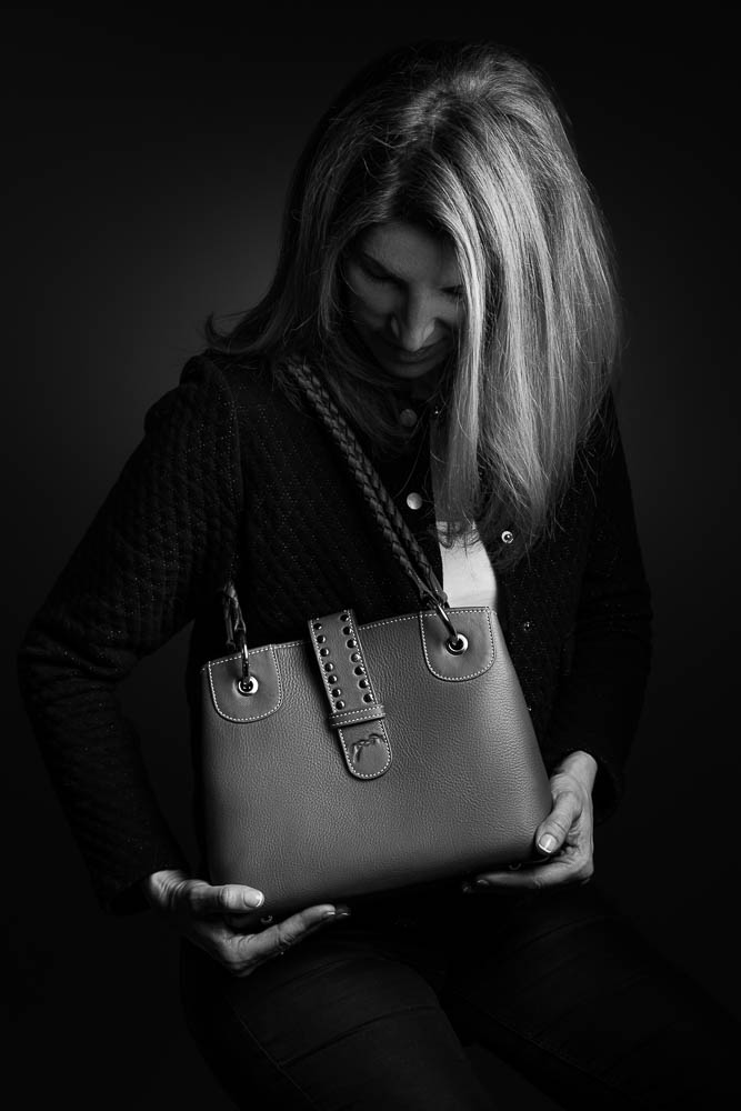 Photo portrait élégant – portrait noir et blanc
