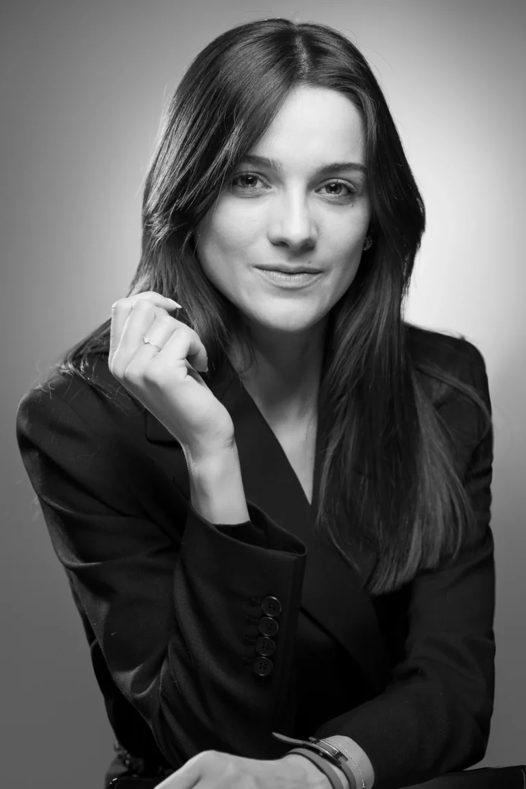 Photo portrait élégant – portrait noir et blanc