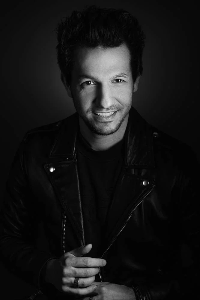 Photo portrait élégant – portrait noir et blanc
