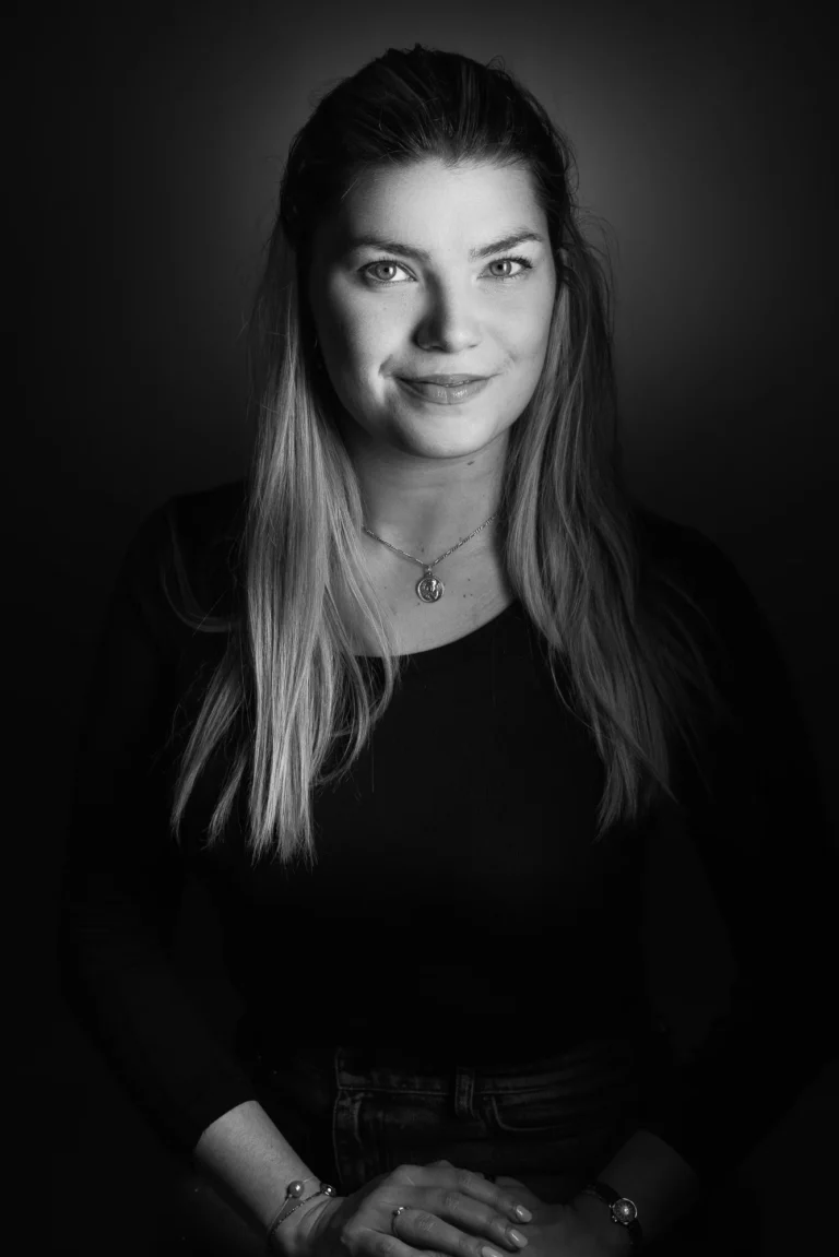 Photo portrait élégant – portrait noir et blanc