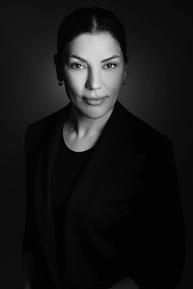 Photo portrait élégant – portrait noir et blanc