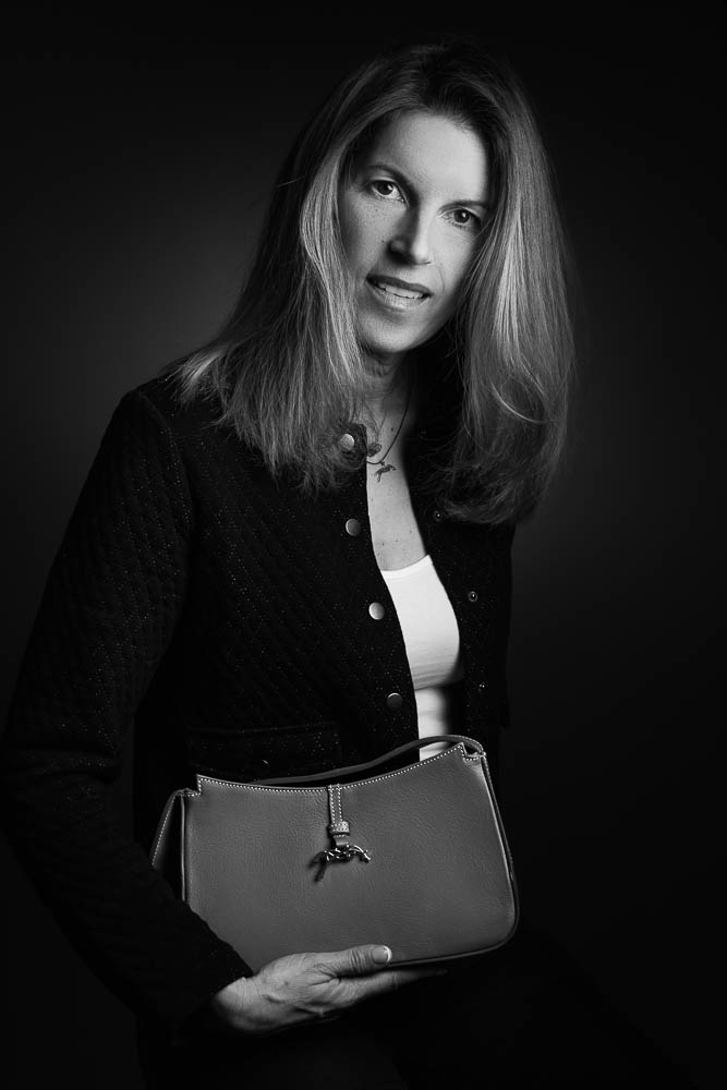 Photo portrait élégant – portrait noir et blanc