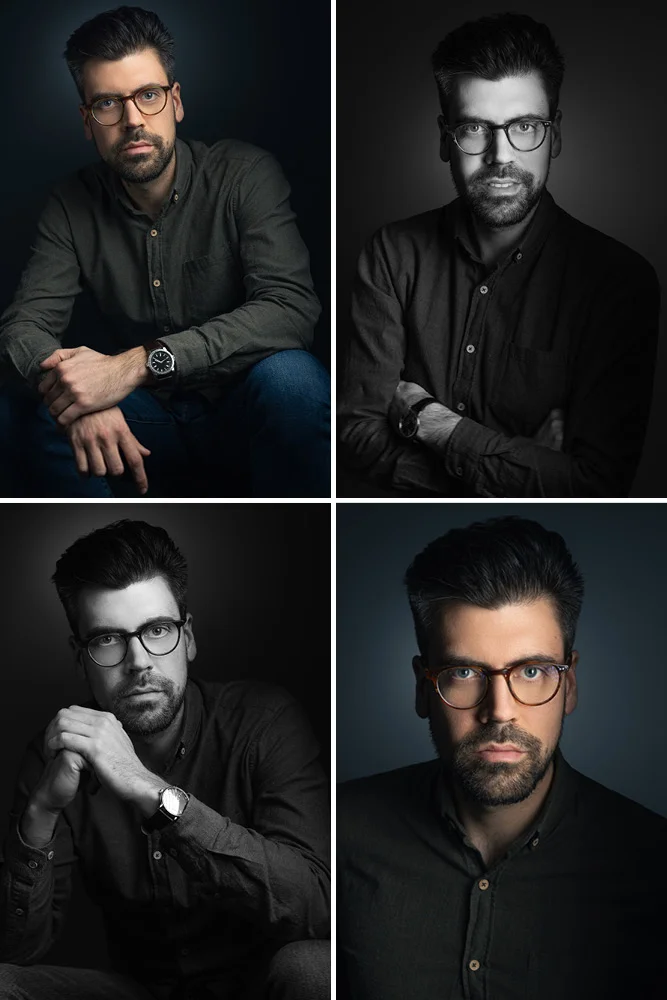 Photo professionnelle CV homme – portrait avec lunettes