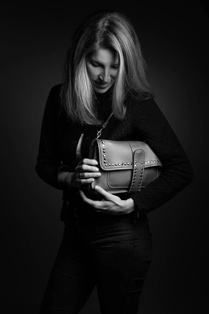 Photo de profil LinkedIn – portrait noir et blanc