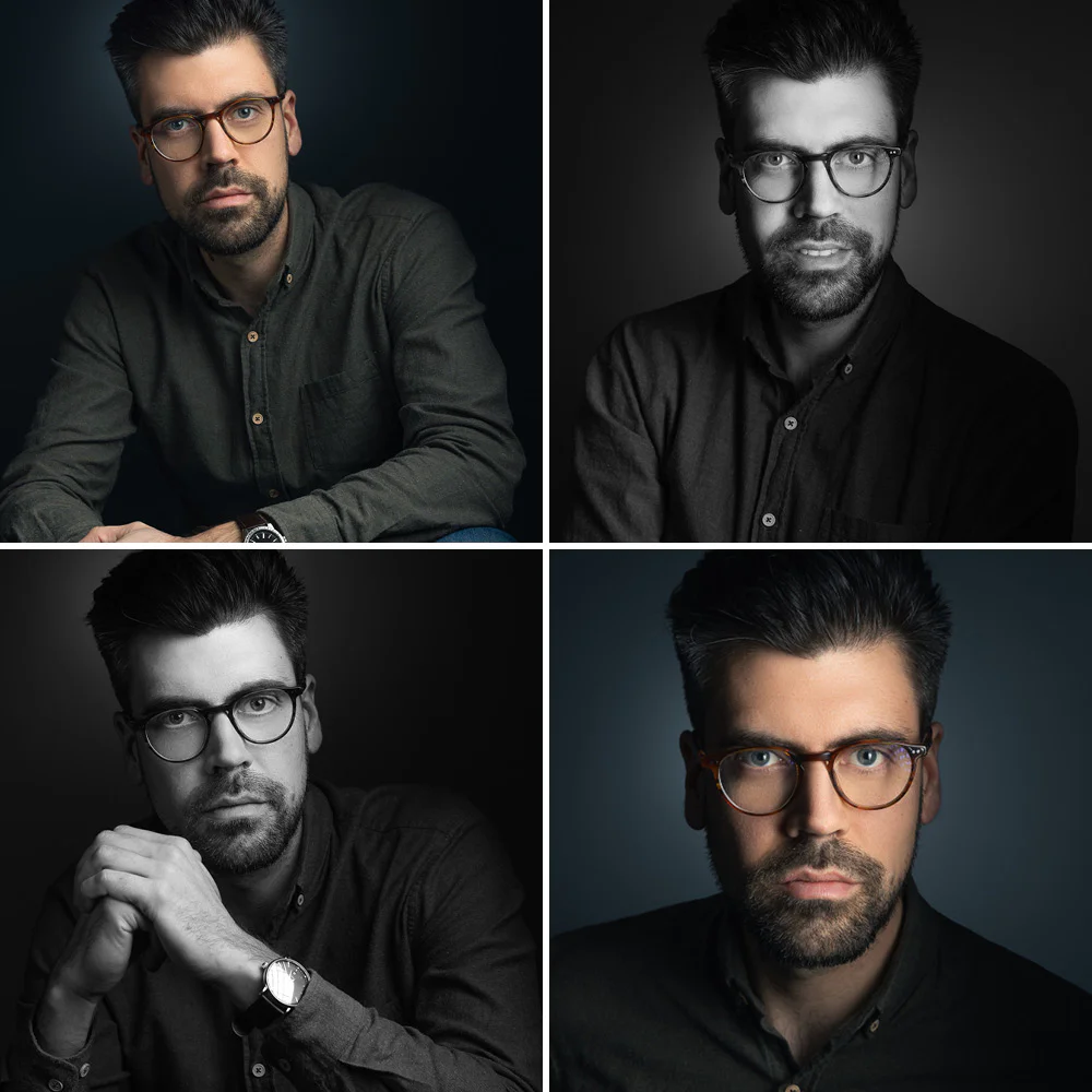 Photo de profil professionnelle – portrait avec lunettes Photo de profil professionnelle – portrait avec lunettes