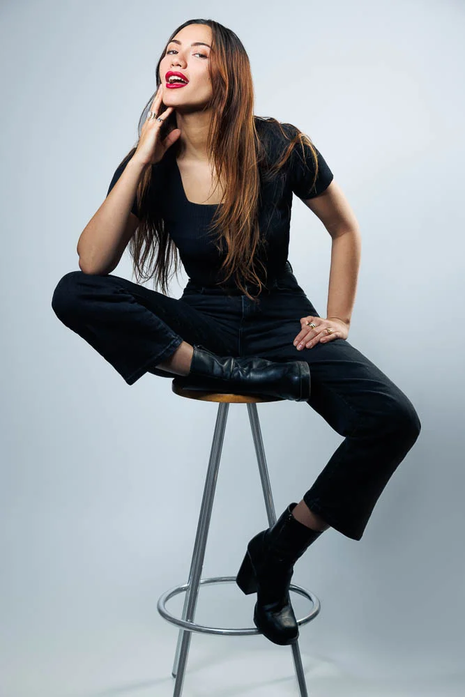 Photographe lookbook studio Paris – portrait en studio