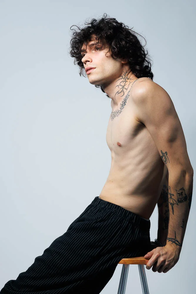 Photographe mode test Paris – portrait en studio